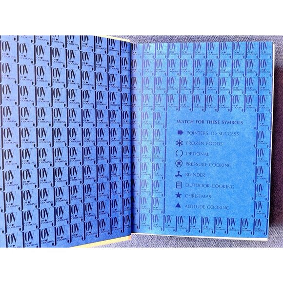 JOY OF COOKING Cookbook Rombauer-Becker White Hardback Recipe Book Kitchen - Picture 2 of 13